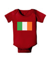 Irish Flag - Flag of Ireland Baby Bodysuit Dark-Baby Romper-TooLoud-Red-06-Months-Davson Sales