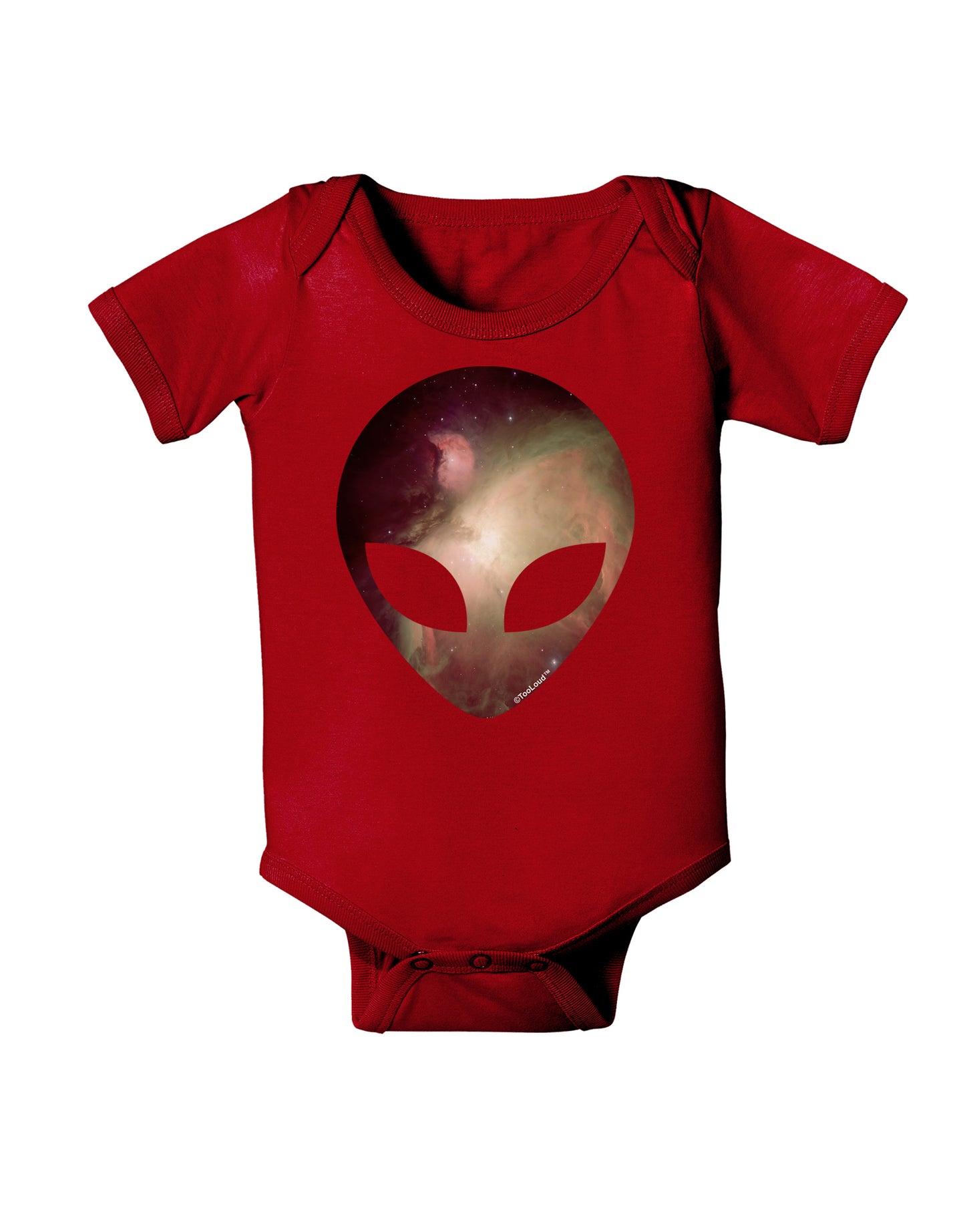Extraterrestrial Face - Space #2 Baby Bodysuit Dark by TooLoud-Baby Romper-TooLoud-Red-06-Months-Davson Sales
