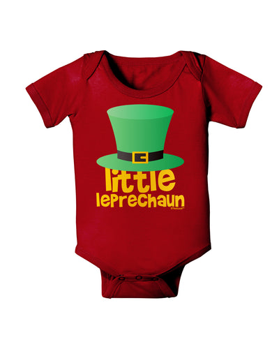 Little Leprechaun - St. Patrick's Day Baby Bodysuit Dark by TooLoud-Baby Romper-TooLoud-Red-06-Months-Davson Sales