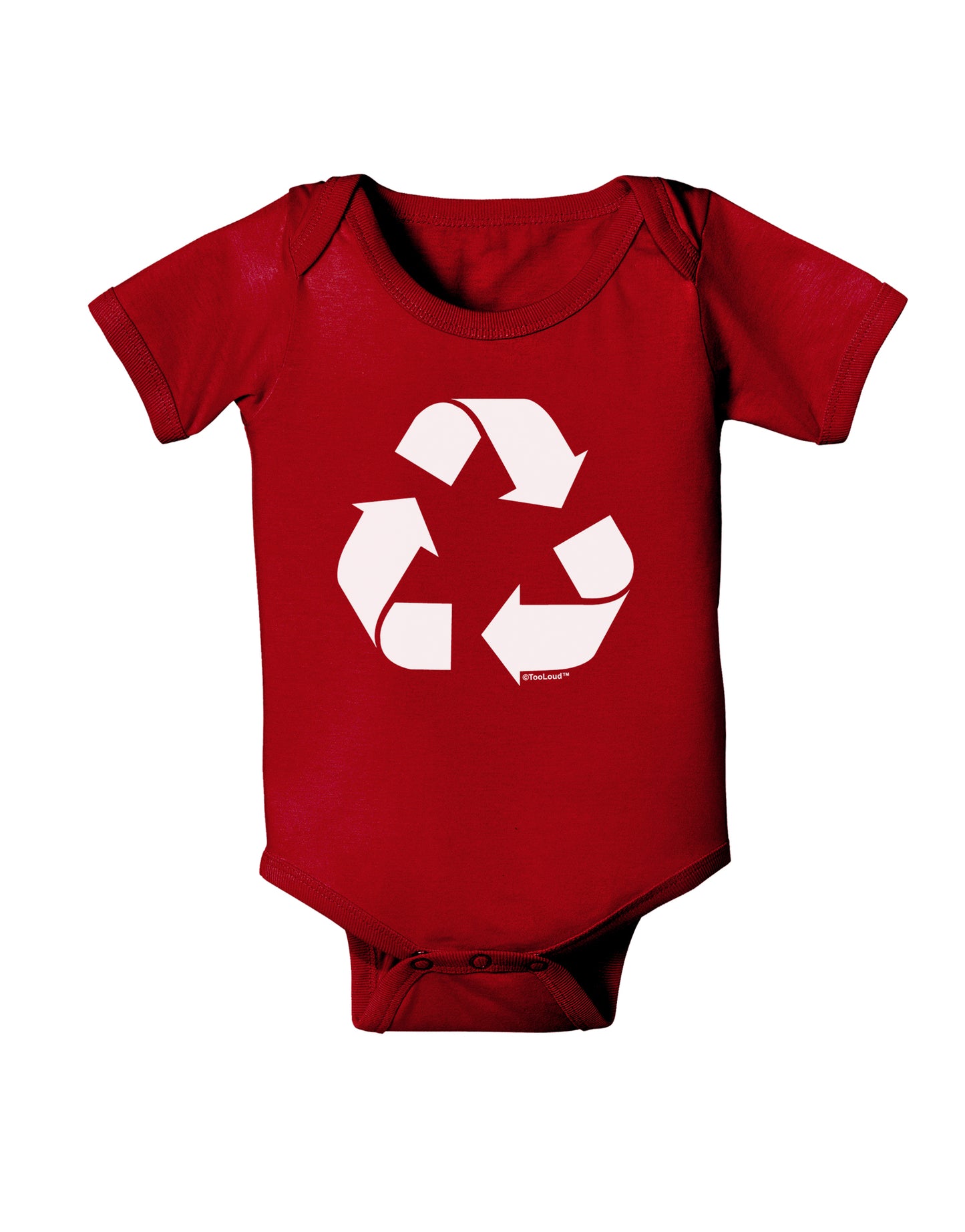 Recycle Black and White Baby Bodysuit Dark by TooLoud-Baby Romper-TooLoud-Red-06-Months-Davson Sales