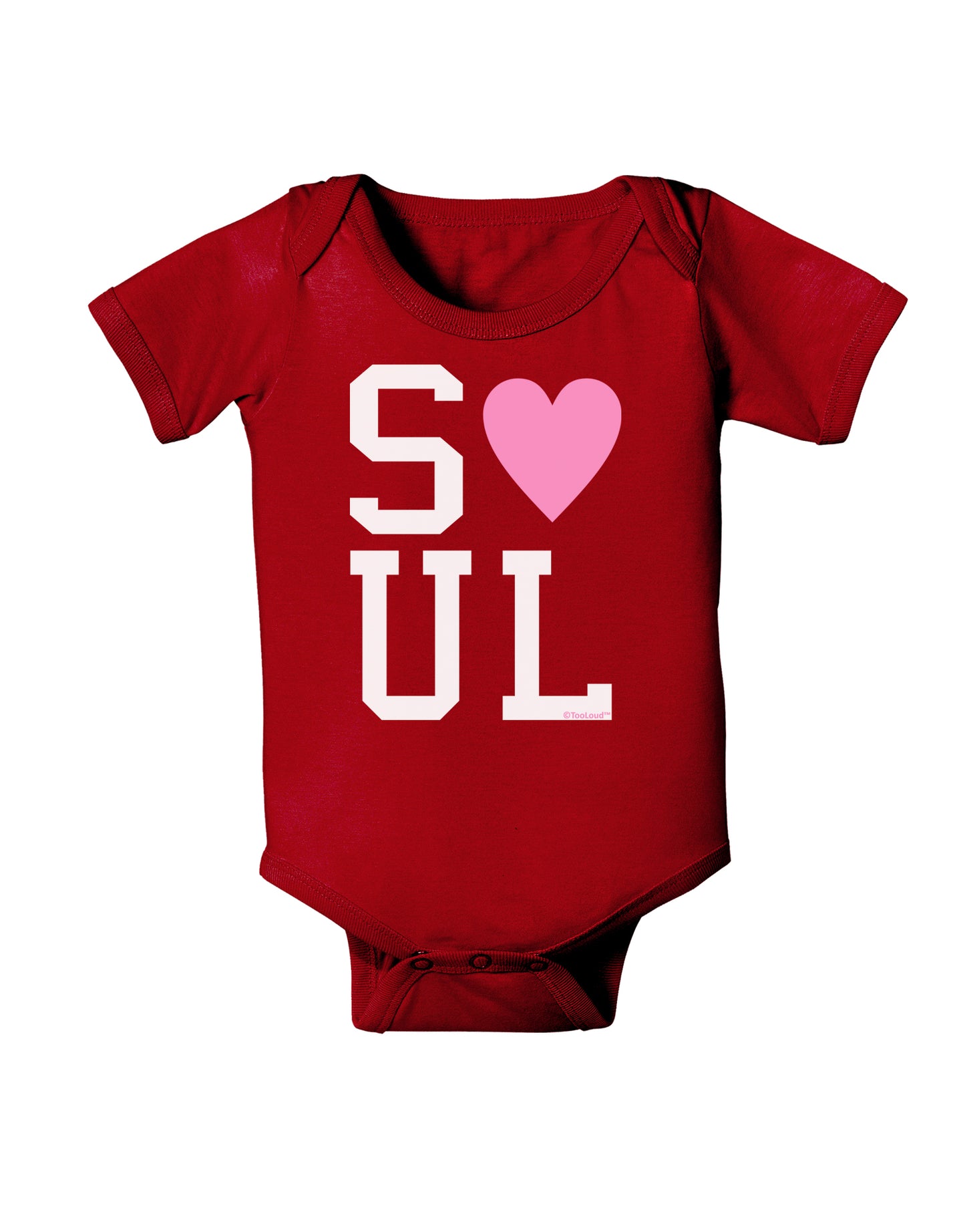 Matching Soulmate Design - Soul - Pink Baby Bodysuit Dark by TooLoud-Baby Romper-TooLoud-Red-06-Months-Davson Sales