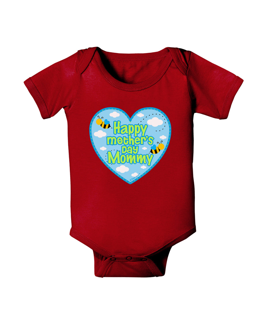 Happy Mother's Day Mommy - Blue Baby Bodysuit Dark by TooLoud-Baby Romper-TooLoud-Black-06-Months-Davson Sales