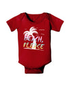 Beach Please - Summer Colors with Palm Trees Baby Bodysuit Dark-Baby Romper-TooLoud-Red-06-Months-Davson Sales