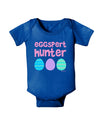 Eggspert Hunter - Easter - Pink Baby Bodysuit Dark by TooLoud-Baby Romper-TooLoud-Royal-Blue-06-Months-Davson Sales