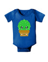 Cute Cactus Design Baby Bodysuit Dark by TooLoud-Baby Romper-TooLoud-Royal-Blue-06-Months-Davson Sales