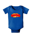 Onomatopoeia PHOOM Baby Bodysuit Dark-Baby Romper-TooLoud-Royal-Blue-06-Months-Davson Sales