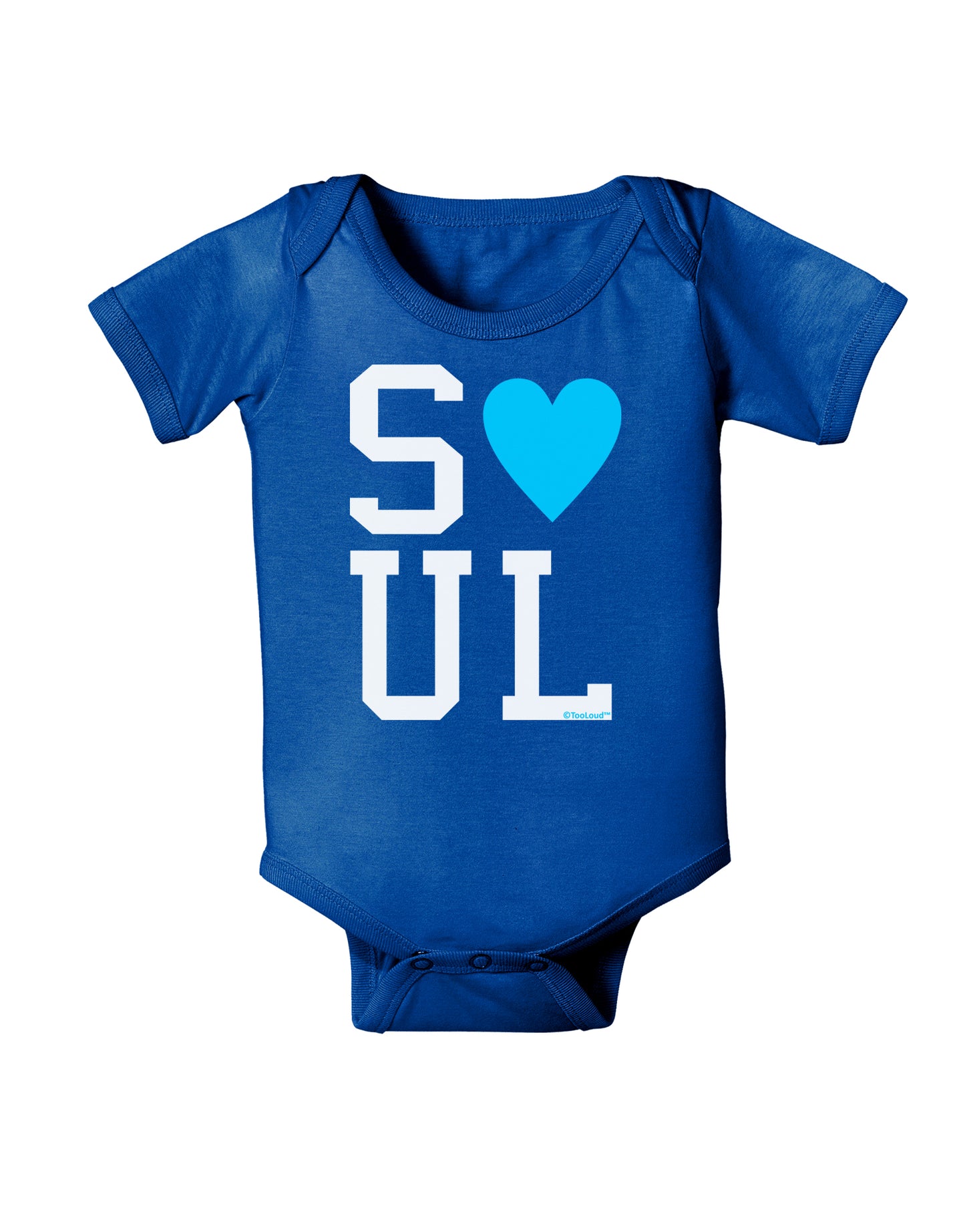 Matching Soulmate Design - Soul - Blue Baby Bodysuit Dark by TooLoud-Baby Romper-TooLoud-Royal-Blue-06-Months-Davson Sales