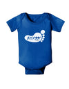 Bigfoot Baby Bodysuit Dark by TooLoud-Baby Romper-TooLoud-Royal-Blue-06-Months-Davson Sales