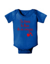 Tu Tienes La Llave De Mi Corazon Baby Bodysuit Dark by TooLoud-Baby Romper-TooLoud-Royal-Blue-06-Months-Davson Sales