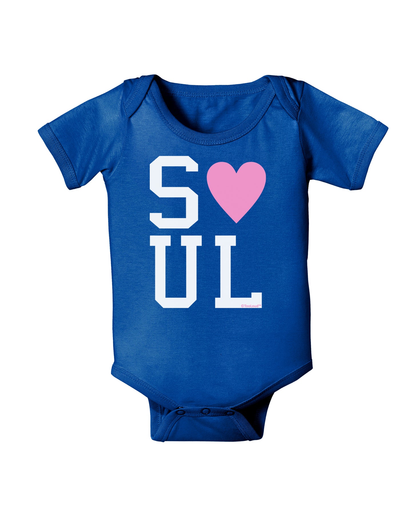 Matching Soulmate Design - Soul - Pink Baby Bodysuit Dark by TooLoud-Baby Romper-TooLoud-Royal-Blue-06-Months-Davson Sales