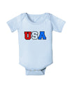 Collegiate USA Baby Bodysuit One Piece-Baby Romper-TooLoud-Light-Blue-06-Months-Davson Sales