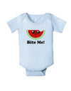 Bite Me Baby Bodysuit One Piece-Baby Romper-TooLoud-Light-Blue-06-Months-Davson Sales