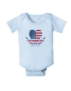 American Flag Decorative Floral Heart Vintage Baby Bodysuit One Piece-Baby Romper-TooLoud-Light-Blue-06-Months-Davson Sales