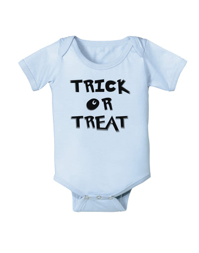 Trick or Treat Halloween Pumpkin Baby Bodysuit One Piece-Baby Romper-TooLoud-Light-Blue-06-Months-Davson Sales