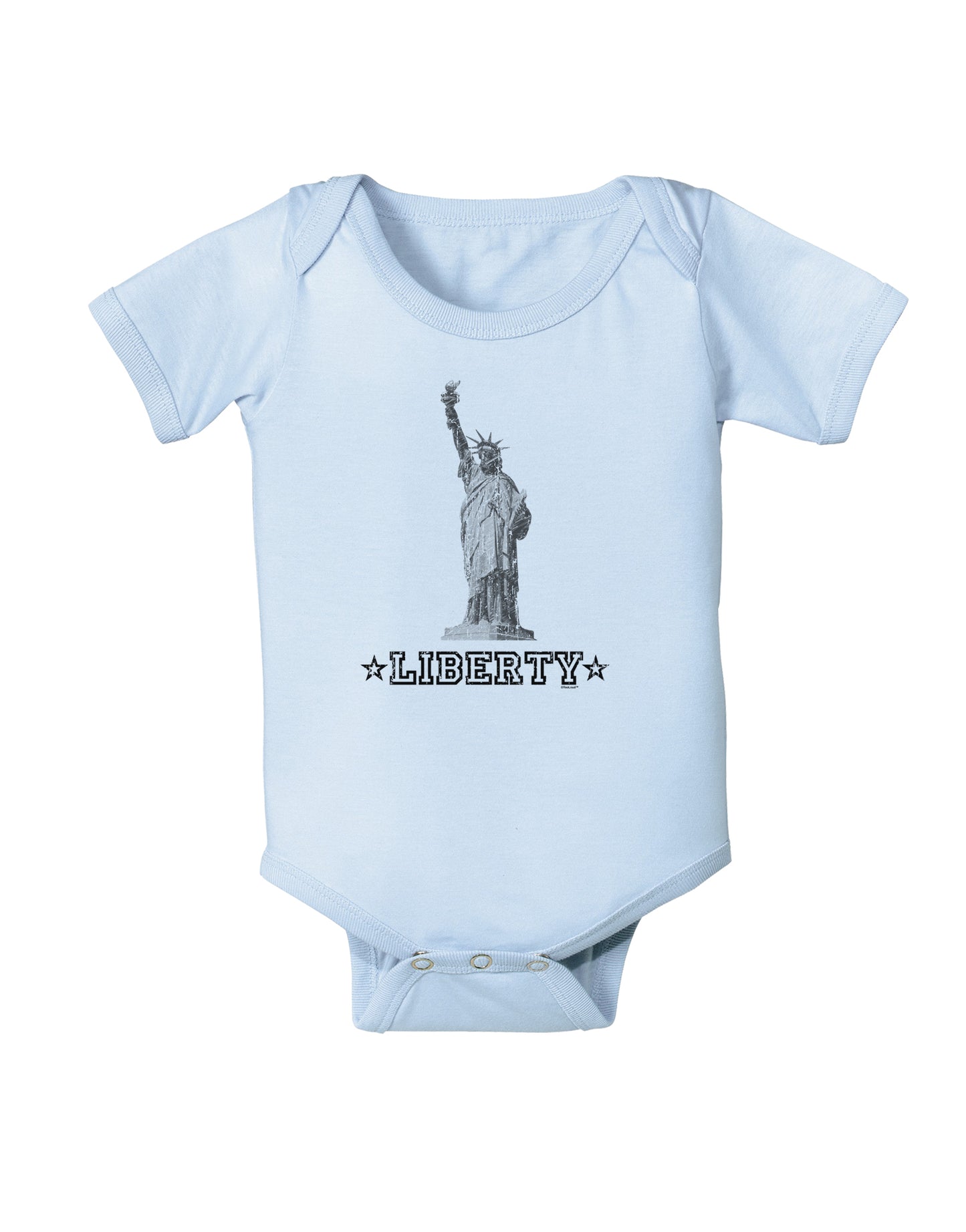 Liberty Vintage Baby Bodysuit One Piece-Baby Romper-TooLoud-Light-Blue-06-Months-Davson Sales