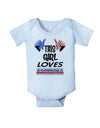 This Girl Loves America Baby Bodysuit One Piece-Baby Romper-TooLoud-Light-Blue-06-Months-Davson Sales