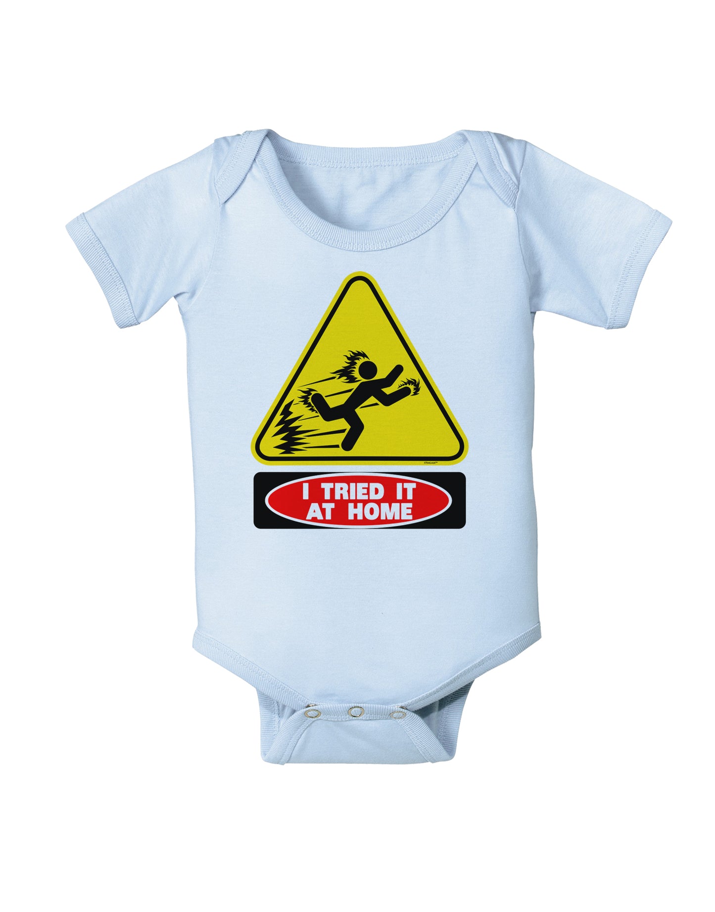 I Tried It At Home Infant Onesie-TooLoud-Light-Blue-06-Months-Davson Sales