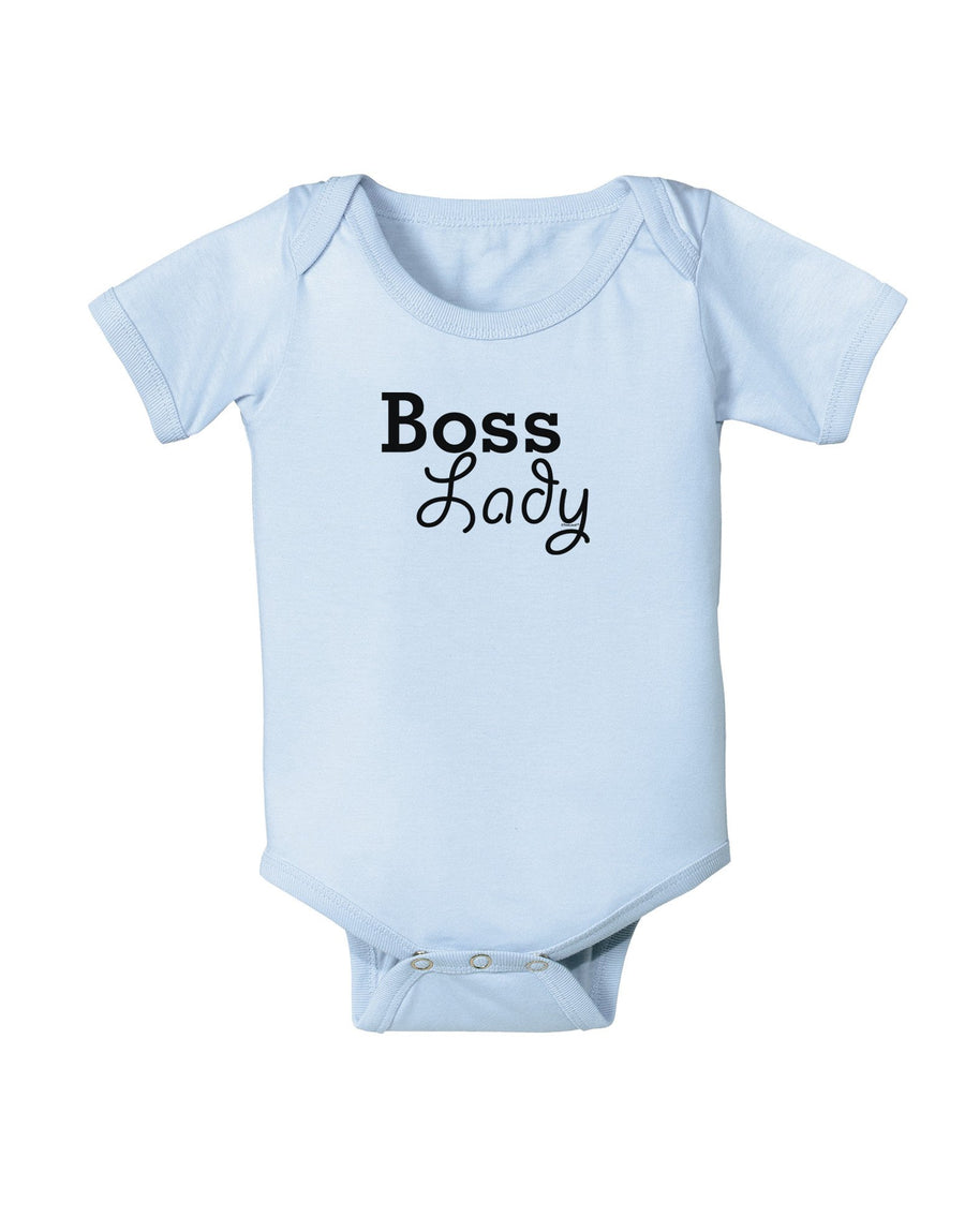 Boss Lady - Boss Day Baby Bodysuit One Piece-Baby Romper-TooLoud-White-24-Months-Davson Sales