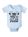 This Guy Has The Best Dad Ever Baby Bodysuit One Piece-Baby Romper-TooLoud-Light-Blue-06-Months-Davson Sales