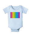 CMY Graphic Rainbow Baby Bodysuit One Piece-Baby Romper-TooLoud-Light-Blue-06-Months-Davson Sales