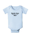 World's Most Mediocre Boss - Boss Day Baby Bodysuit One Piece-Baby Romper-TooLoud-Light-Blue-06-Months-Davson Sales