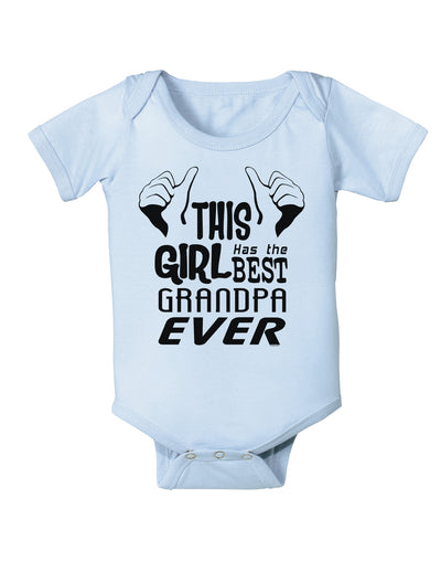 This Girl Has The Best Grandpa Ever Baby Bodysuit One Piece-Baby Romper-TooLoud-Light-Blue-06-Months-Davson Sales