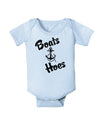 Boats and Hoes Infant Onesie-TooLoud-Light-Blue-06-Months-Davson Sales