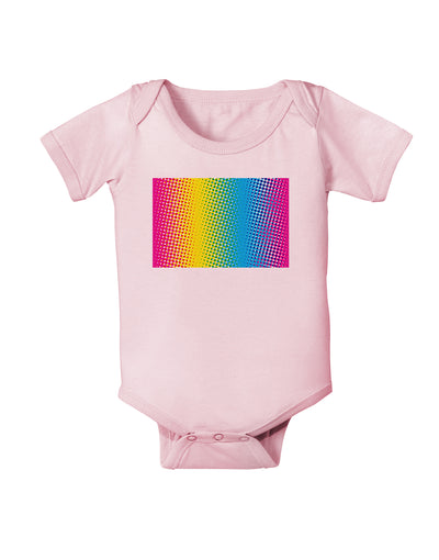 CMY Graphic Rainbow Baby Bodysuit One Piece-Baby Romper-TooLoud-Light-Pink-06-Months-Davson Sales