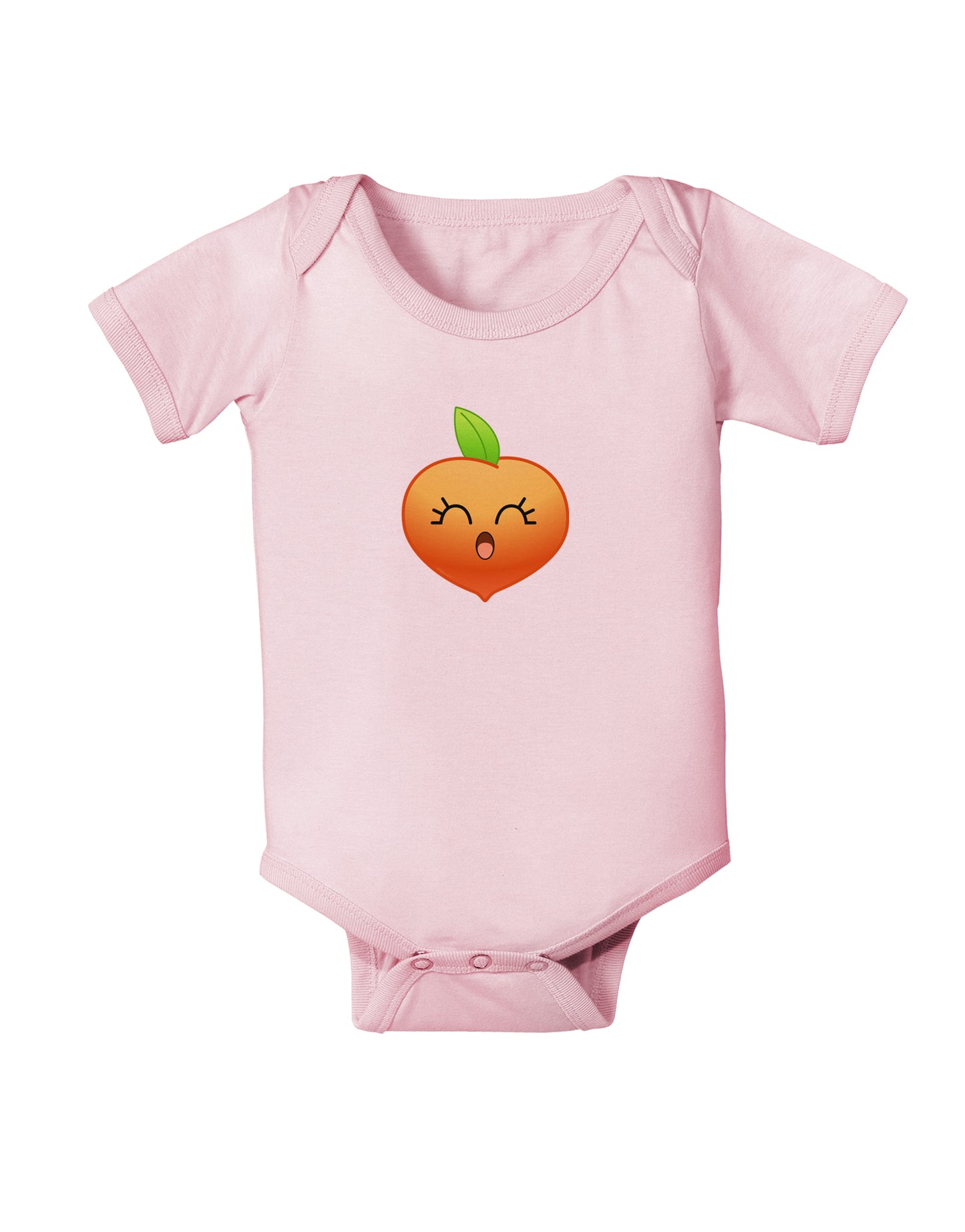 Penelope Peach Baby Bodysuit One Piece-Baby Romper-TooLoud-Light-Pink-06-Months-Davson Sales