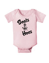 Boats and Hoes Infant Onesie-TooLoud-Light-Pink-06-Months-Davson Sales