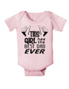 This Girl Has The Best Dad Ever Baby Bodysuit One Piece-Baby Romper-TooLoud-Light-Pink-06-Months-Davson Sales