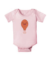 Chicken Leg Baby Bodysuit One Piece-Baby Romper-TooLoud-Light-Pink-06-Months-Davson Sales