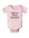 Who's Your Caddy Baby Bodysuit One Piece