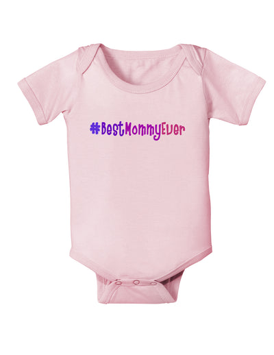 #BestMommyEver Infant Onesie-TooLoud-Light-Pink-06-Months-Davson Sales