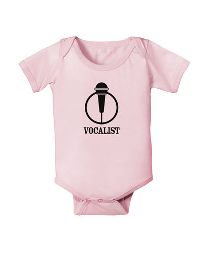 Vocalist Baby Bodysuit One Piece-Baby Romper-TooLoud-Light-Pink-06-Months-Davson Sales