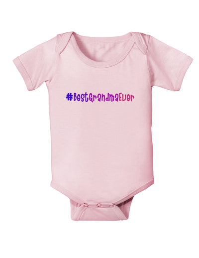 #BestGrandmaEver Infant Onesie-TooLoud-Light-Pink-06-Months-Davson Sales