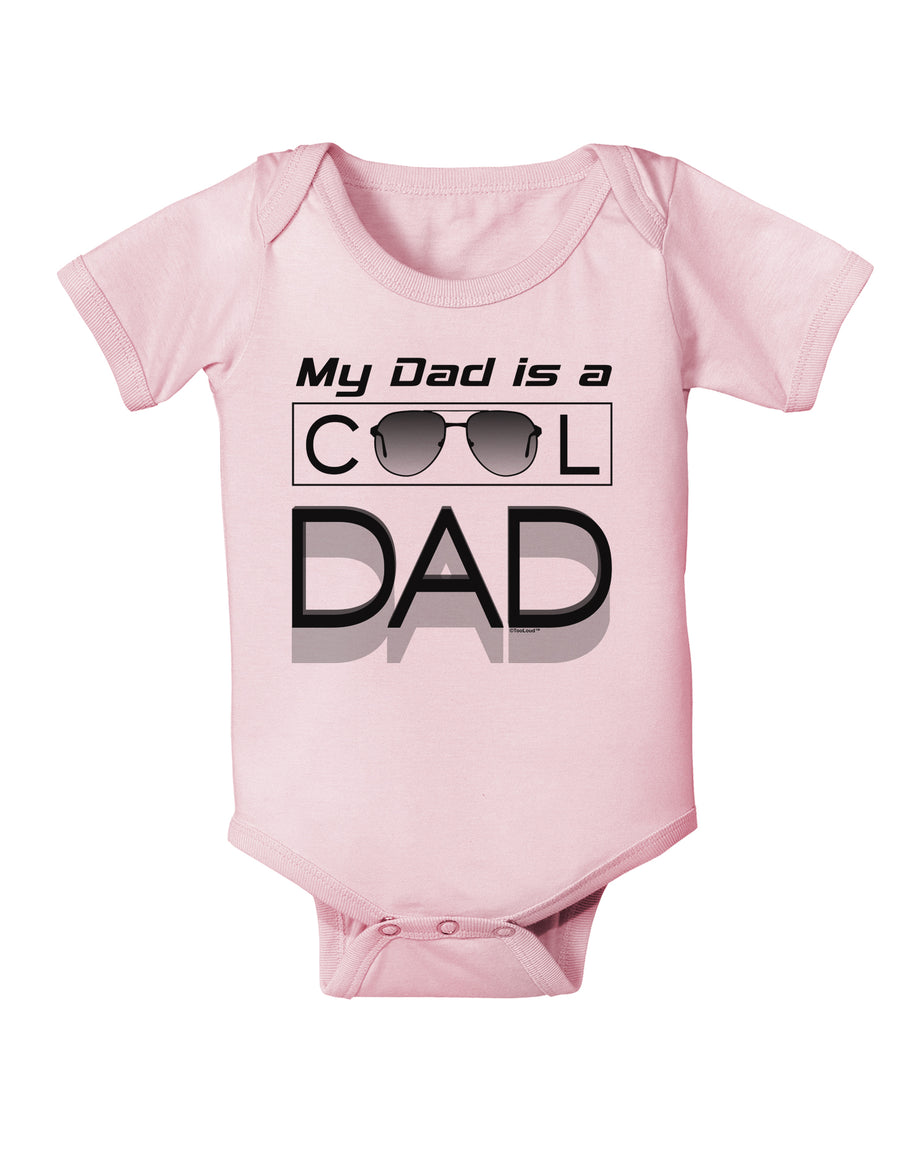 My Dad is a Cool Dad Baby Bodysuit One Piece-Baby Romper-TooLoud-White-06-Months-Davson Sales