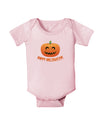 Happy Halloween Jack-o-lantern Baby Bodysuit One Piece-Baby Romper-TooLoud-Light-Pink-06-Months-Davson Sales