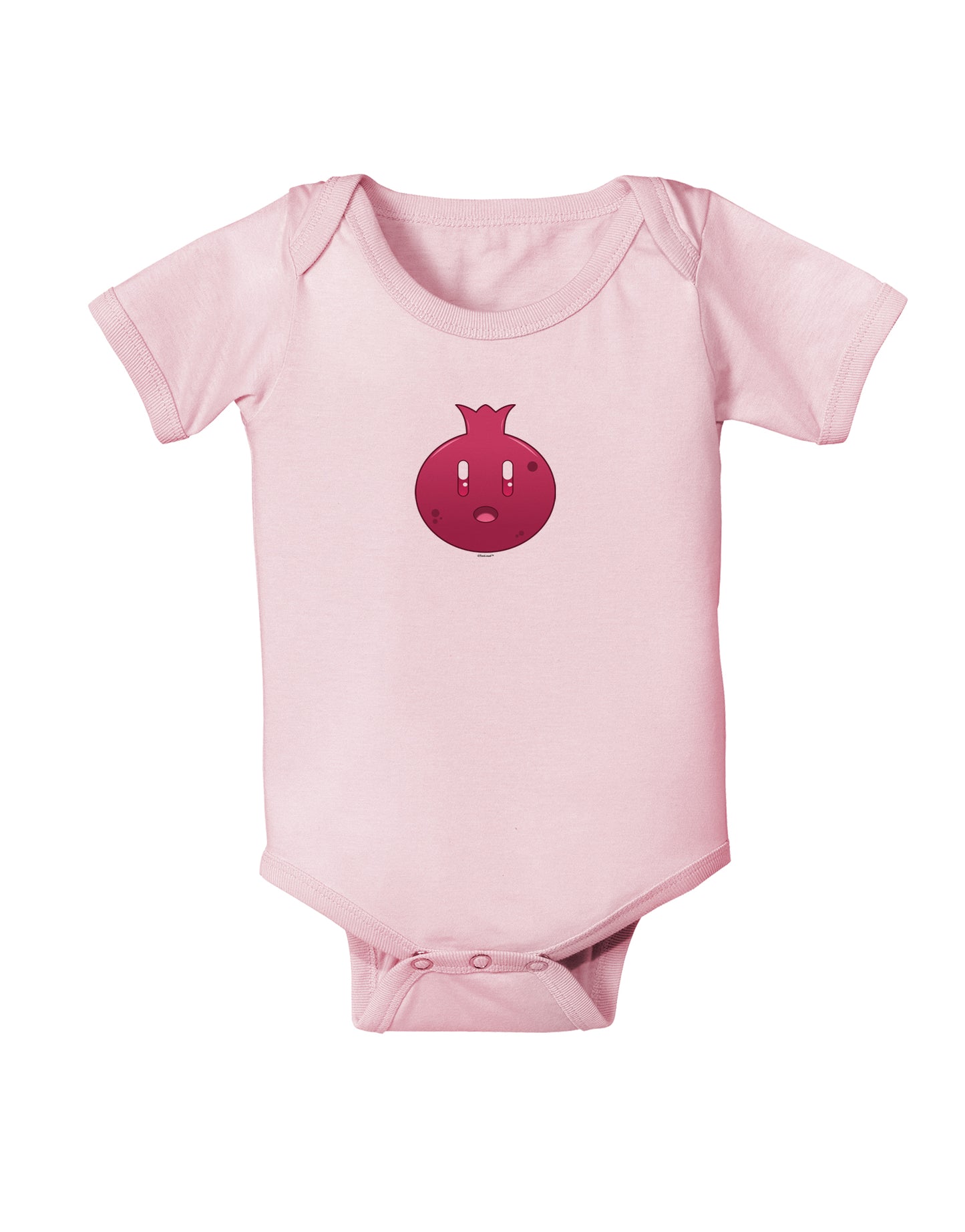 Cute Pomegranate Baby Bodysuit One Piece-Baby Romper-TooLoud-Light-Pink-06-Months-Davson Sales