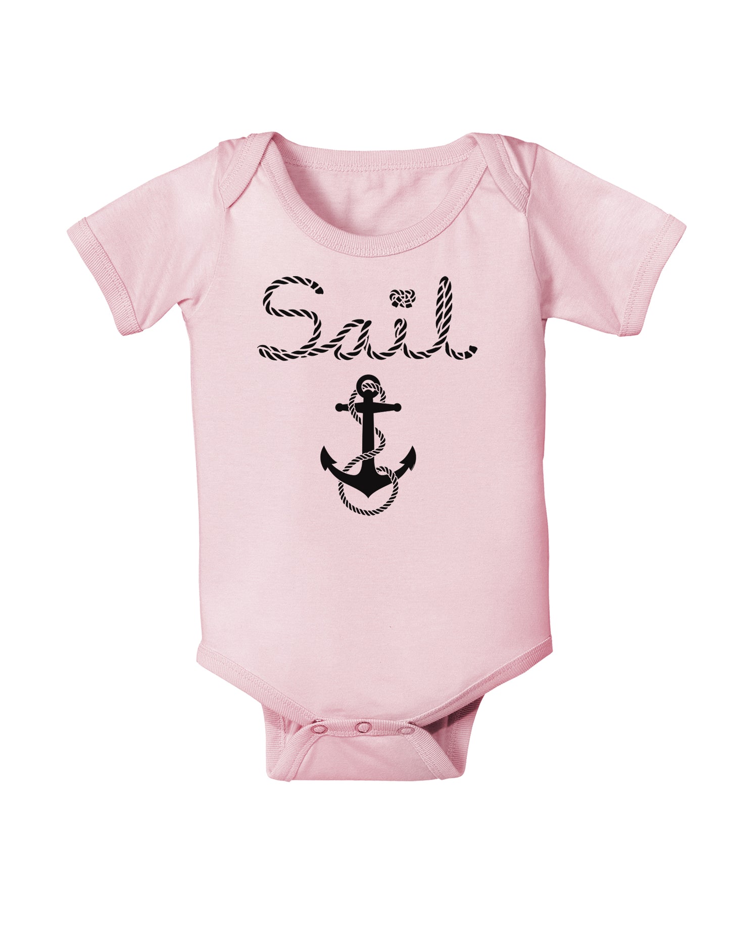 Sail Nautical Sailor Boating Infant Onesie-TooLoud-Light-Pink-06-Months-Davson Sales