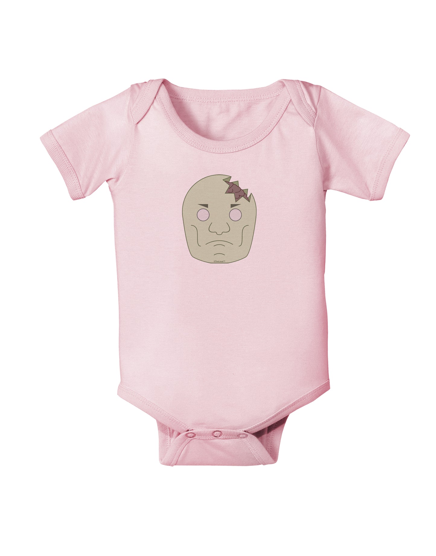 Irritated Zombie Baby Bodysuit One Piece-Baby Romper-TooLoud-Light-Pink-06-Months-Davson Sales