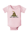 Don't Tread On Me Gadsden Flag Rattlesnake Infant Onesie-TooLoud-Light-Pink-06-Months-Davson Sales