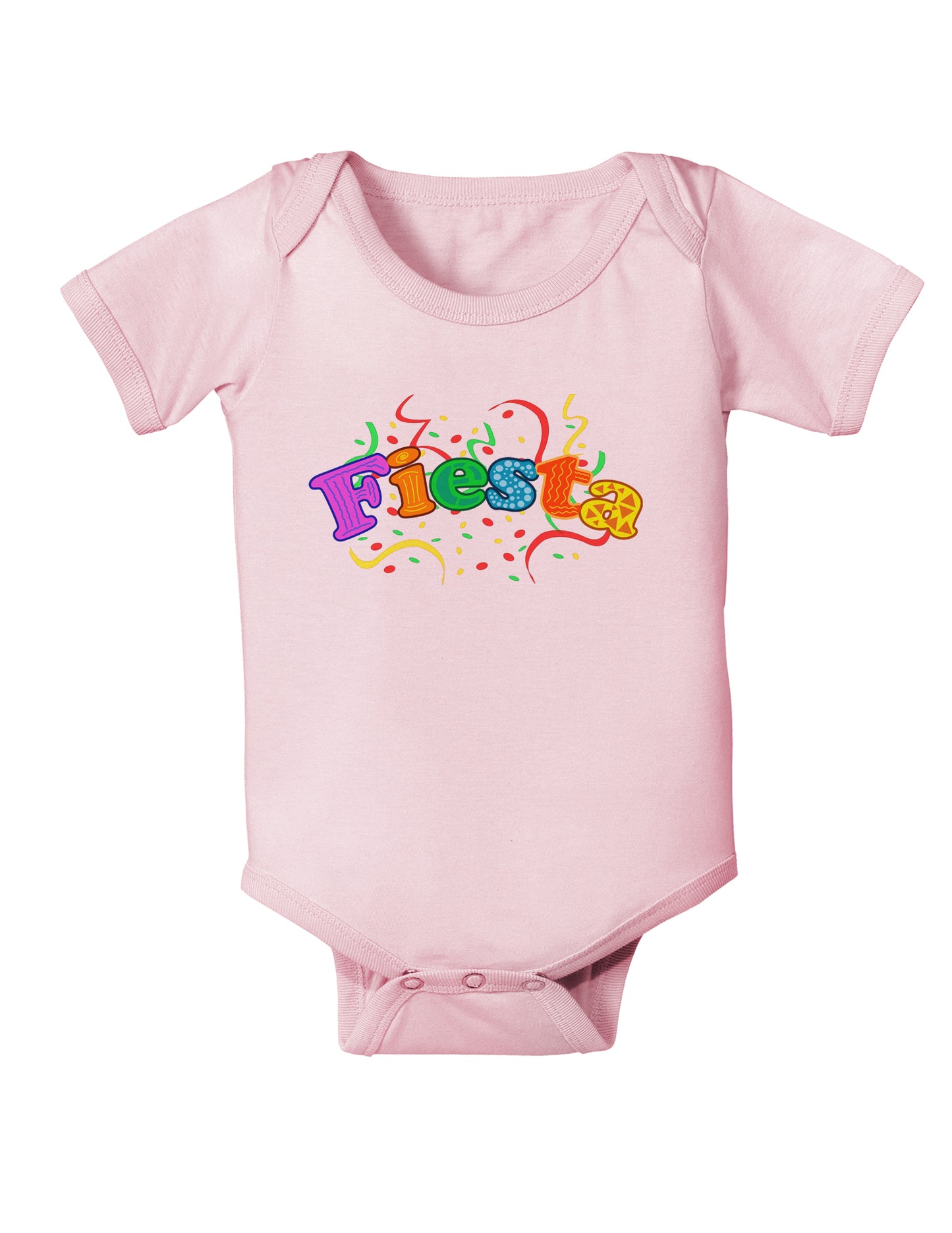 Fiesta! Infant Onesie-TooLoud-Light-Pink-06-Months-Davson Sales
