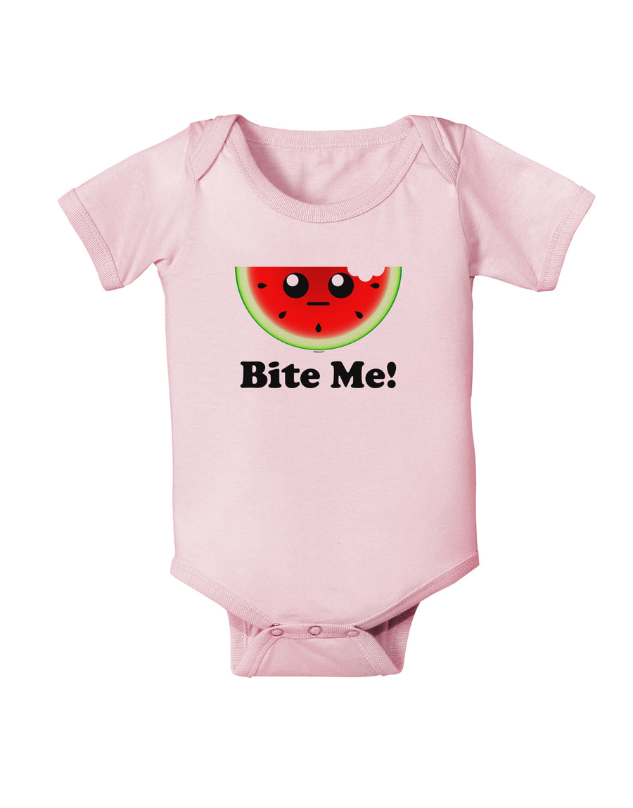 Bite Me Baby Bodysuit One Piece-Baby Romper-TooLoud-White-06-Months-Davson Sales