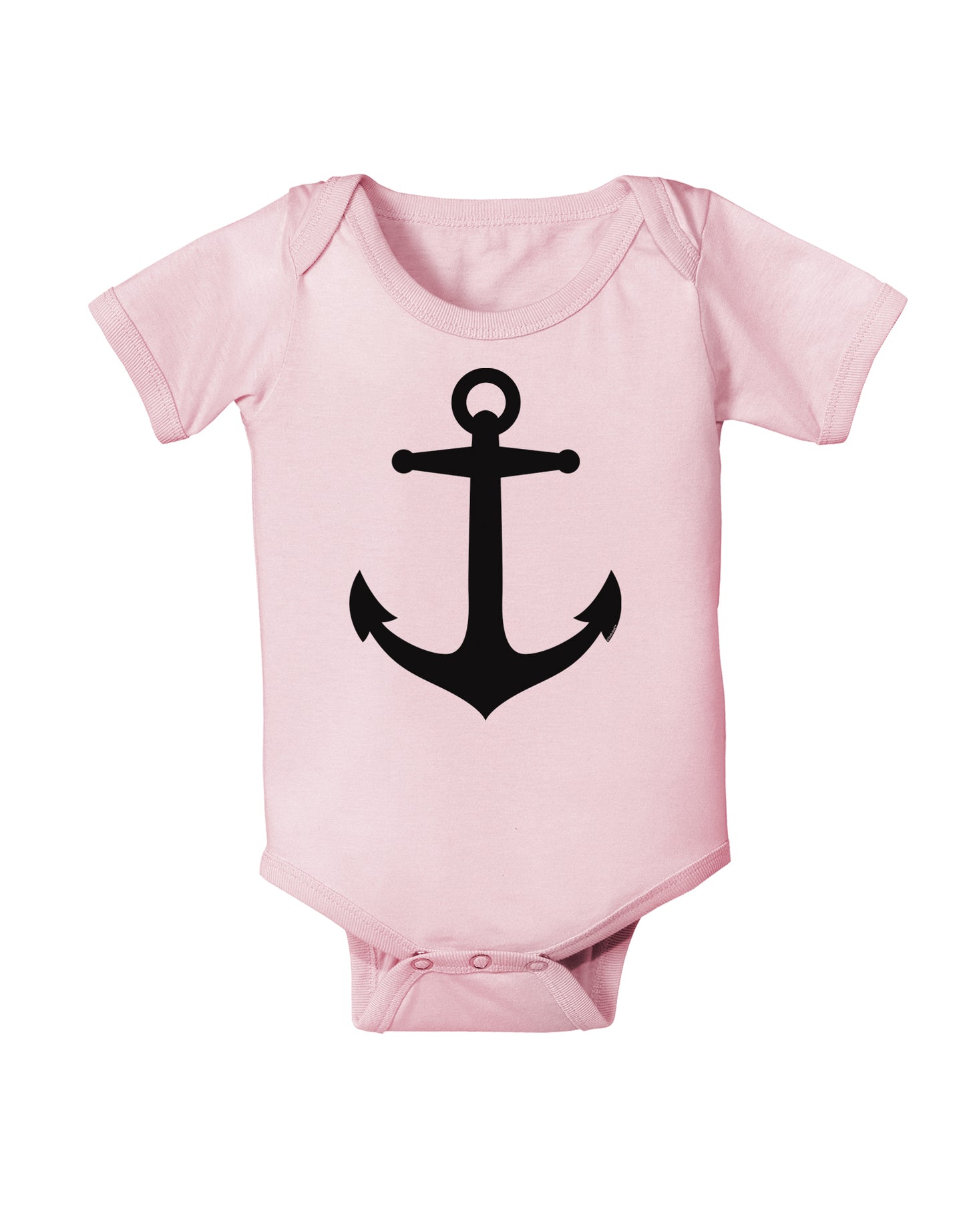 Nautical Sailor Anchor Infant Onesie-TooLoud-Light-Pink-06-Months-Davson Sales