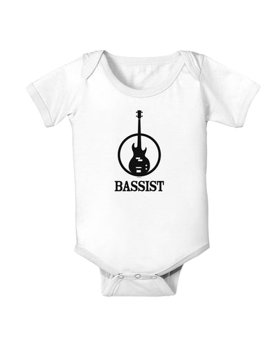 Bassist Baby Bodysuit One Piece-Baby Romper-TooLoud-White-06-Months-Davson Sales