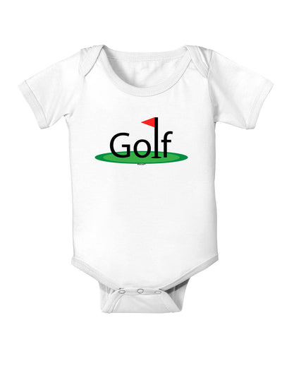 Golf Baby Bodysuit One Piece-Baby Romper-TooLoud-White-06-Months-Davson Sales
