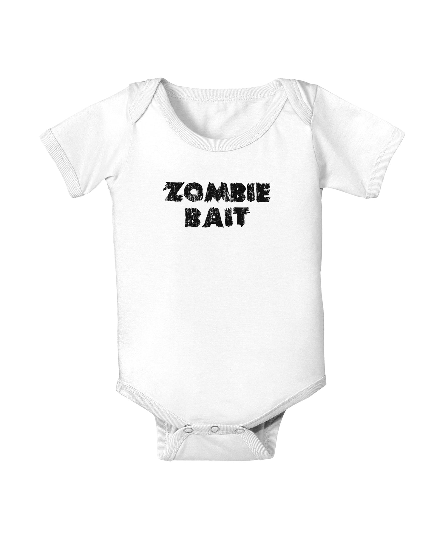 Zombie Bait - Funny - Halloween Baby Bodysuit One Piece-Baby Romper-TooLoud-White-06-Months-Davson Sales