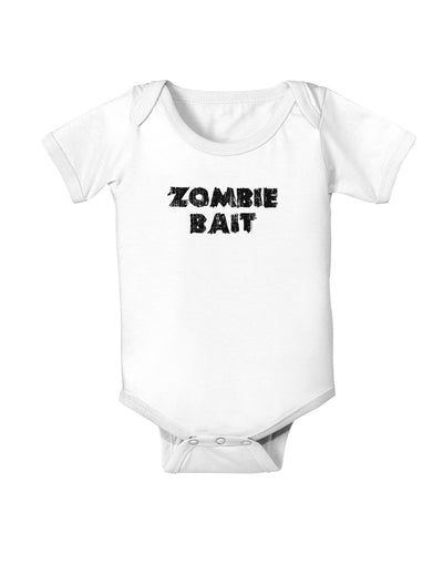 Zombie Bait - Funny - Halloween Baby Bodysuit One Piece-Baby Romper-TooLoud-White-06-Months-Davson Sales