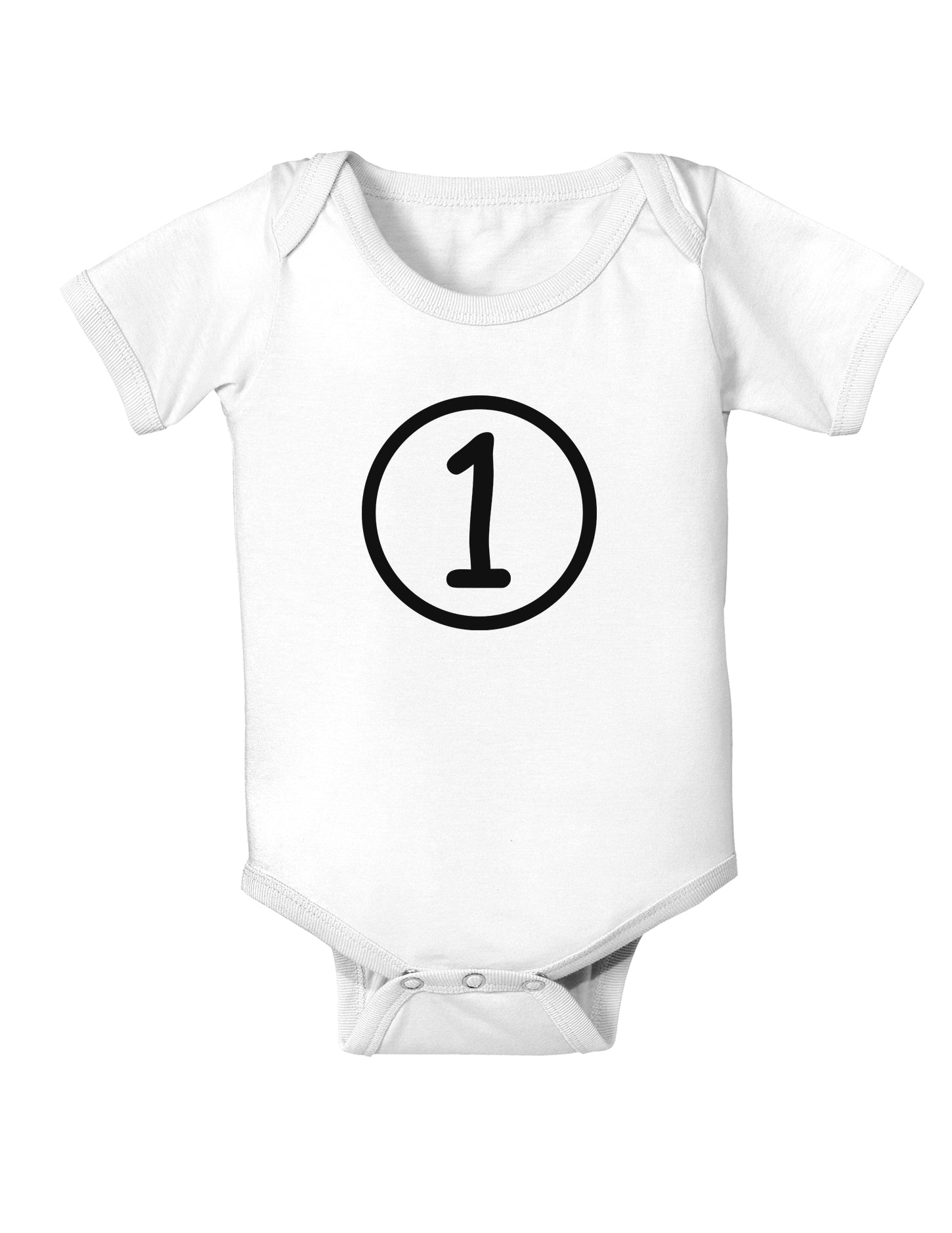Infant's First Birthday 1 Baby Bodysuit One Piece-Baby Romper-TooLoud-White-06-Months-Davson Sales